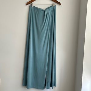 BCBGMaxAzria Blue Kazia Stretch Maxi Skirt